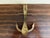 Mid-20th Century Cast Brass Anchor Door Knocker For Sale - Image 9 of 9