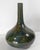 Late 19th Century 19th Century German or Austrian Olive Green Glazed Majolica Bottle Vase For Sale - Image 5 of 12