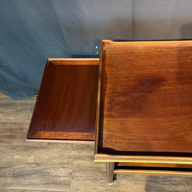 1920s Antique French Bar Cart or Drinks Trolley With Pull-Out Leaves For Sale - Image 5 of 11