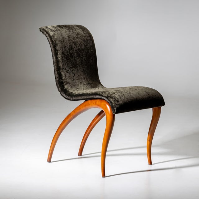 Pair of "Anxie" Side Chairs by Maurizio Marconato & Terry Zappa for Porada For Sale In New York - Image 6 of 10