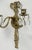 Vintage French Empire Brass Multi-Arm Wall Candle Sconces, Pair For Sale - Image 4 of 7