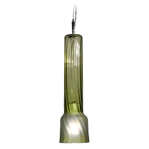 Tempo Camo Pendant Light from the Flashlight Collection in Moss For Sale - Image 4 of 4
