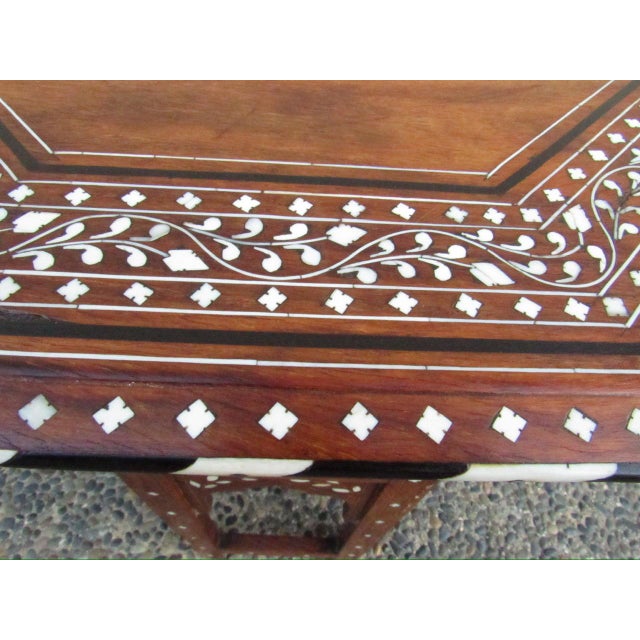 Antique Octagonal Anglo Indian Inlaid Table For Sale - Image 14 of 15