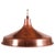 Danish Hammered Copper Pendant Light, 1950s For Sale - Image 6 of 6