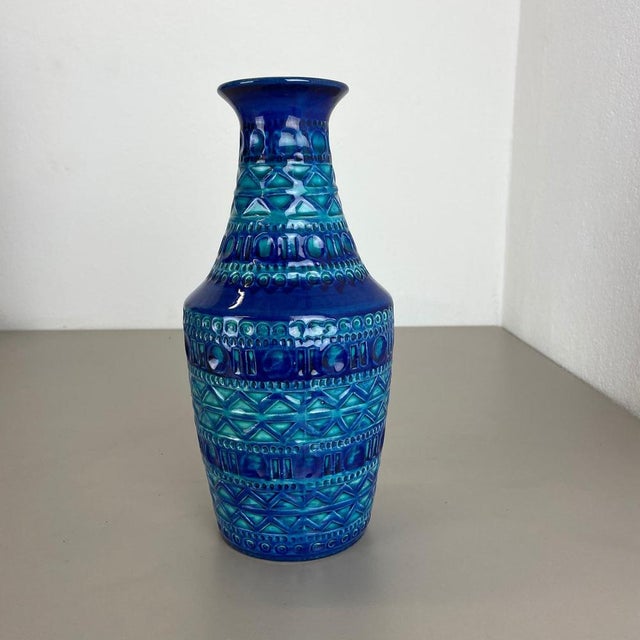Fat Lava Pottery Vase from BAY Ceramics, Germany, 1970s For Sale - Image 4 of 16