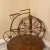 Vintage Large Brass Like Bicycle Wine Bottle Rack For Sale - Image 4 of 6