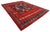 Traditional Pasargad DC Red Color Fine Hand Knotted Gabbeh Rug For Sale - Image 3 of 4