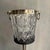 Vintage William Adams Italian Crystal Ice Bucket and Silver Plated Stand For Sale - Image 10 of 11