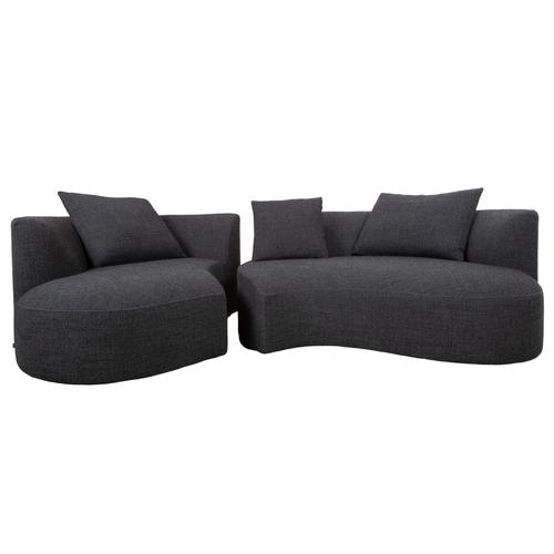 Modern Siwa Corner Sofa in Grey Fabric from Cor For Sale - Image 3 of 13