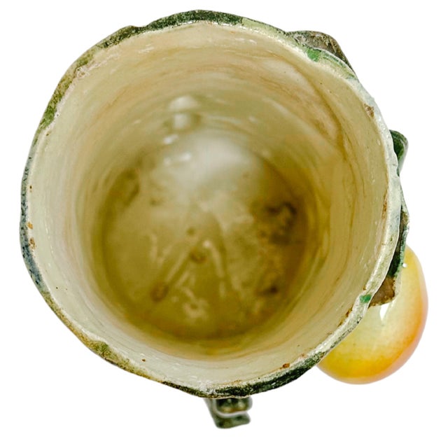 Antique 19th C. Austrian Bohemian Majolica Pear Tree Trunk Vase by Josef Strnact For Sale - Image 12 of 14