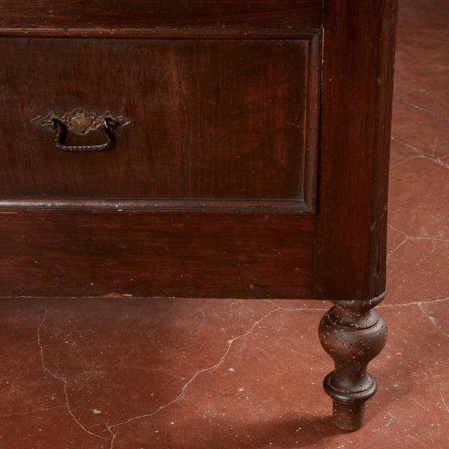 Cassacomo Chest Inlaid and Veneered with Various Woods, Italy, 19th Century For Sale - Image 11 of 18