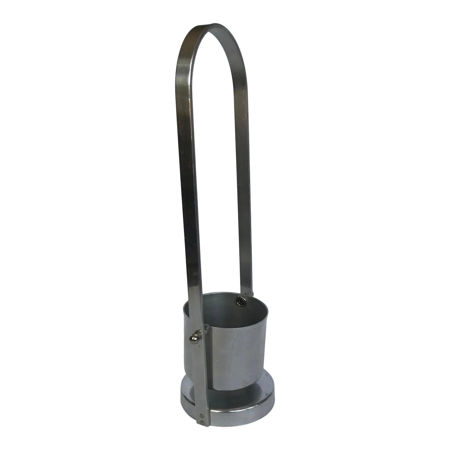 MidCentury Modern Aluminum Wine Bottle Server Chairish