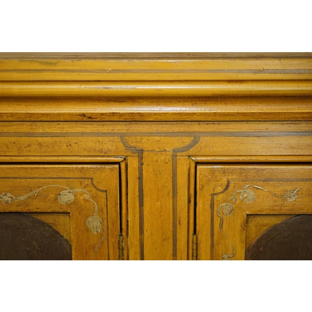 French Hand Painted Pine Housekeepers Sideboard, 1860s For Sale - Image 12 of 18