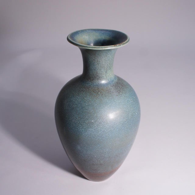 1960s Vintage Floor Vase in Stoneware by Gunnar Nylund for Rörstrand, 1950s For Sale - Image 5 of 8