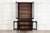 Circa 1880 english 19thc ebonised mahogany glazed bookcase cabinet together w126 x d55.5 x h242 cm base w126 x d55.5 x h98...