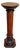 Mid-Century Italian Wooden Fluted Column Pedestal With Octagonal Base For Sale