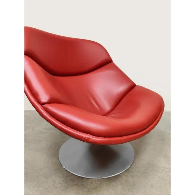 Vintage F557 Swivel Lounge Chair by Pierre Paulin for Artifort, 1960s For Sale - Image 9 of 9