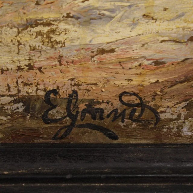 French Artist, Mountain Landscape, 1960, Oil on Board, Framed For Sale - Image 12 of 13