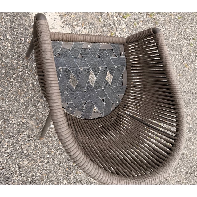 Modern Outdoor Dining Chairs Lebello Set of 4 For Sale - Image 4 of 10