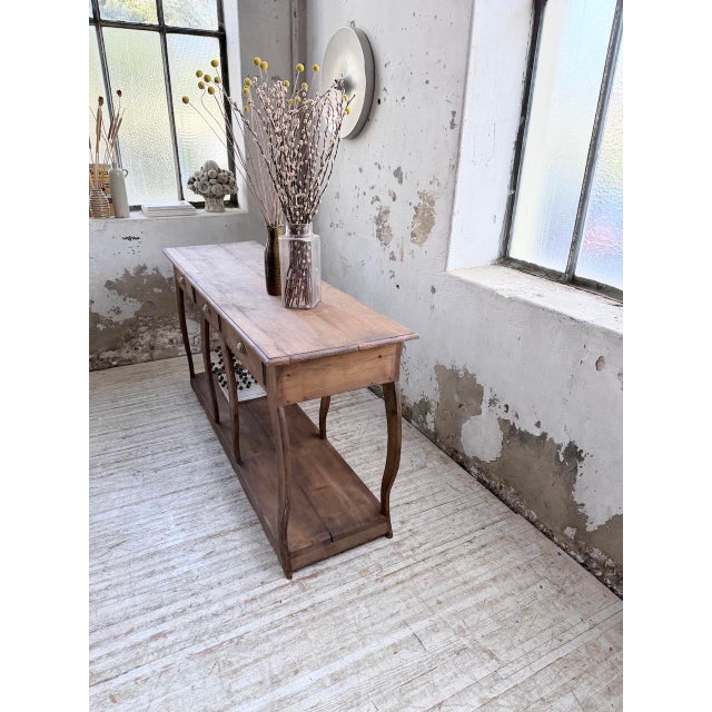 Pine Drapers Console Table, 1950s For Sale - Image 12 of 18