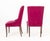 Late 20th Century Plum Velvet Upholstered Side Chairs, Pair For Sale - Image 5 of 5