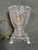 Pressed Glass Urn Style Table Lamp For Sale - Image 11 of 12