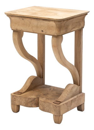 Bleached Elm Console Table, 1870