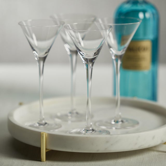 Contemporary Lunel Cordial Glasses, Set of 4 For Sale - Image 3 of 4