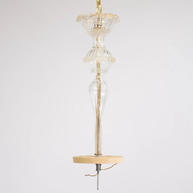 Vintage Ca’ Rezzonico Style Gold‑Infused Murano Chandelier, in the Manner of Giuseppe Briati For Sale In Chicago - Image 6 of 18