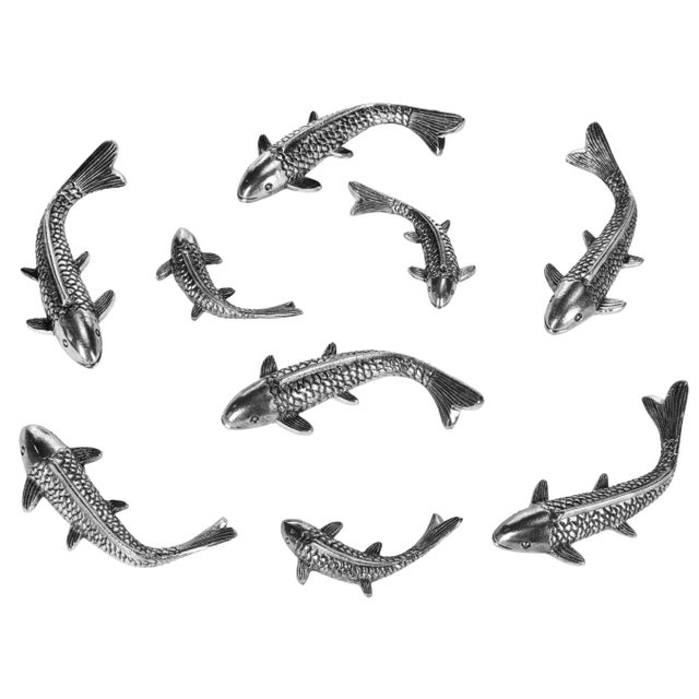 2020s Fish Wall Décor in Nickel Antique - a Pair For Sale - Image 5 of 5