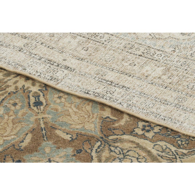 Textile Oversized Antique Persian Tabriz Rug With Distressed Floral Play - Rug & Kilim For Sale - Image 7 of 7