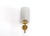 Brass & Glass Wall Lamp, Sweden, 1950s For Sale - Image 3 of 9