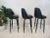 Mid Century Modern Black Barstools Swivel For Sale - Image 13 of 13