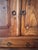Chestnut Vintage Balinese Hand Carved Hardwood Jewelry Armoire Cabinet For Sale - Image 8 of 12
