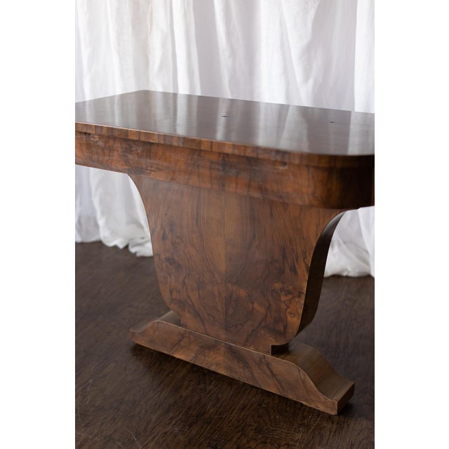 Pair of 1930s French Art Deco Demilune Tables For Sale - Image 9 of 18