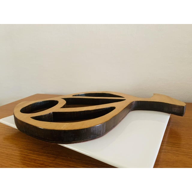 Vintage Scandinavian Wood Fish Sculpture by A. Hiben, 1977 For Sale - Image 13 of 16