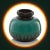 Mid-Century Modern Ceramic Vase from Scheurich with Green Drip Glaze, West German, 1970s For Sale - Image 3 of 7