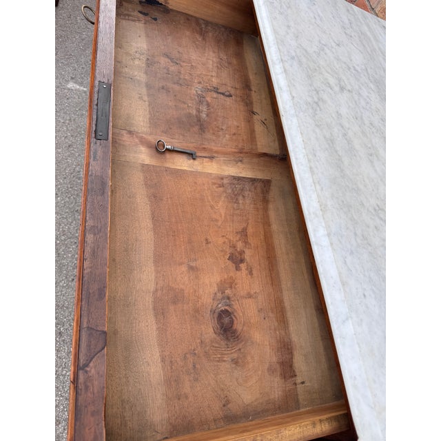 19th Century Italian Commode With Marble For Sale - Image 17 of 18