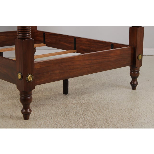 Stickley Queen Size Antiquities St Croix Poster Bed For Sale - Image 10 of 18