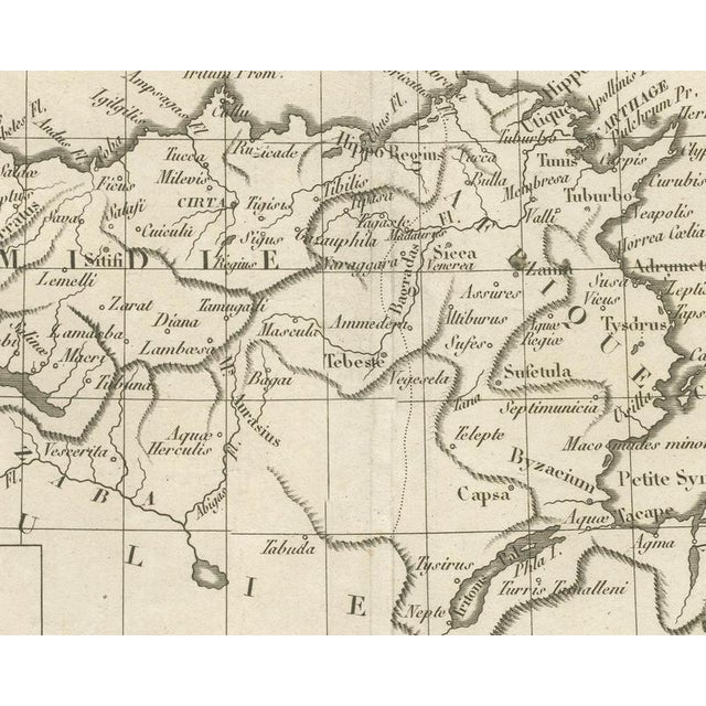 19th Century Carthaginian North Africa with Inset of the Environs of Carthage, 1818 For Sale - Image 5 of 8