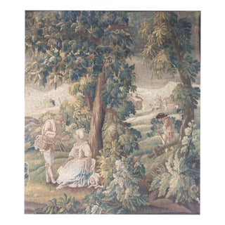 18th-Century Aubusson Tapestry in Wool, 1800s For Sale