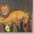 Vintage Painting on Canvas of a Lion by Blanko Paradis For Sale - Image 4 of 7