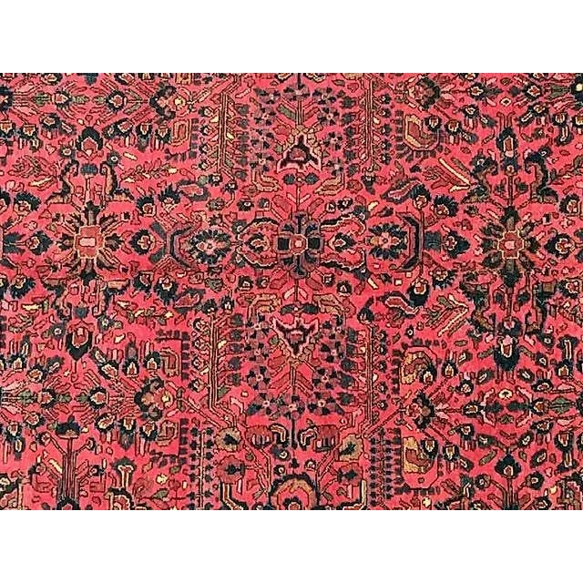 Wool pile genuine hand made antique Persian Bibikabad -