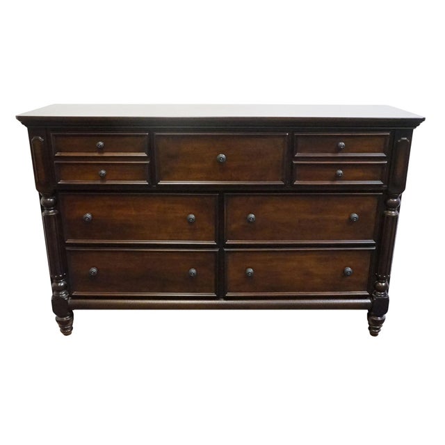 Contemporary Ashley Furniture Key Town Collection Contemporary Traditional 69" Double Dresser B668-31 For Sale - Image 3 of 13