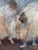 .A stunning painting by David Harlan, titled "Final Adjustment," captures the poignant moment when two young dancers...