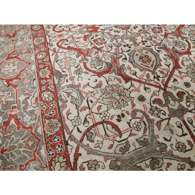 Galerie Shabab Collection Early 20th Century Persian Tabriz Carpet For Sale In New York - Image 6 of 10