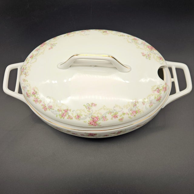 Art Nouveau Porcelain Soup Tureen from Pirkenhammer, 1890s For Sale - Image 5 of 8
