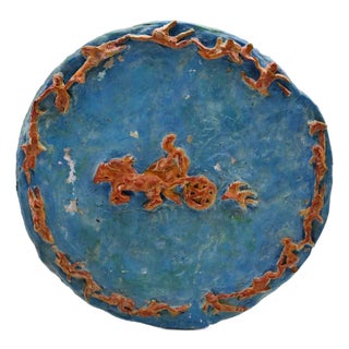 Sirio Pellegrini, Galloping Cart Sculpture, 1960s, Terracotta For Sale