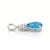 Not Yet Made - Made To Order Swiss Blue Topaz Pendant, Stacking Gemstone Pendant for Woman For Sale - Image 5 of 7