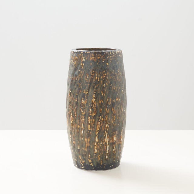 Mid-Century Modern Gunnar Nylund Ceramic Vase for Rörstrand For Sale - Image 3 of 6